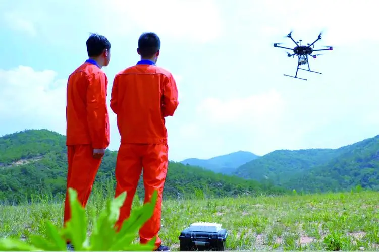 武强无人机倾斜摄影巡检拍摄